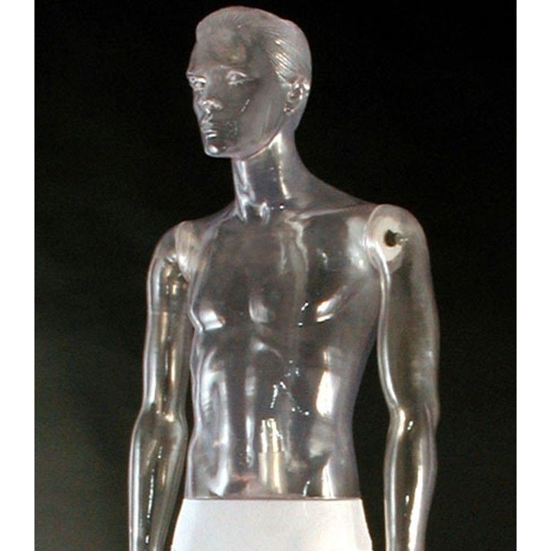 Transparent mannequin male 111nt