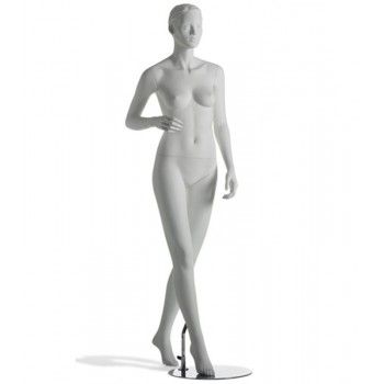 Stylized female mannequin Runway MA-3  white customizable paint color