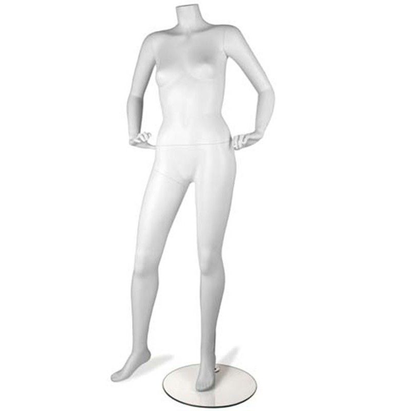 Mannequin vitrine femme sans tete y630