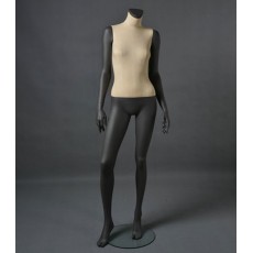 Mannequin De Vitrine Féminin Blanc Mat - 175 Cm, épaules 40 Cm - Sans Visage (egghead), Rotatif 360° - Démontable En 6 Pièces - Pour Boutique, Présentation Vêtements