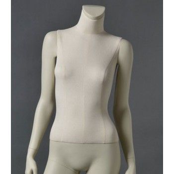 Mannequin vitrine femme cltd12 sans tête blanc