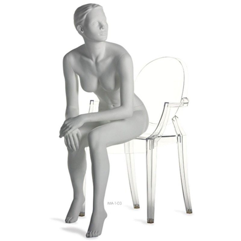Femme mannequin assis run ma-1