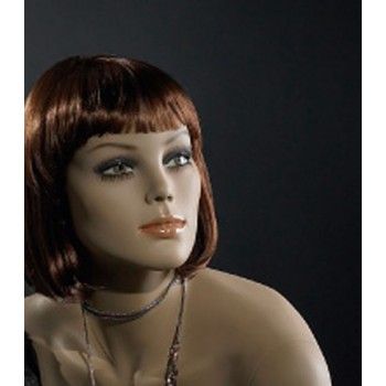 Realistic female mannequin seated Runway MA-1-B