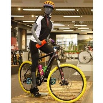 Mannequin vitrine sportif femme velo ws29