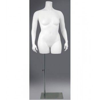 Busto di manichino femminile di grandi dimensioni busto xxxl su base