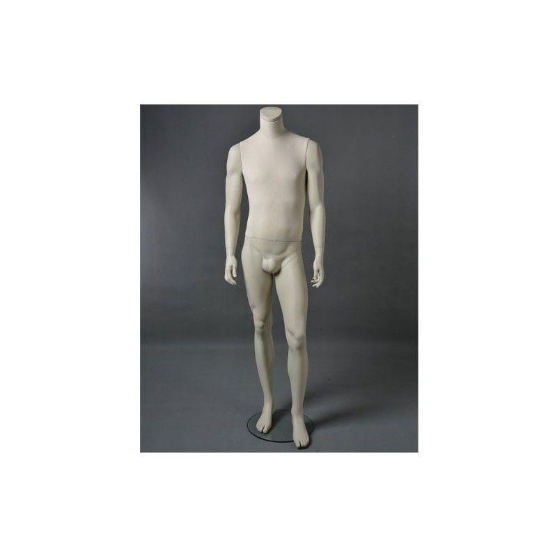 Display mannequin man cltu20 white headless