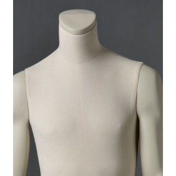 Mannequin vitrine homme cltu20 blanc sans tête