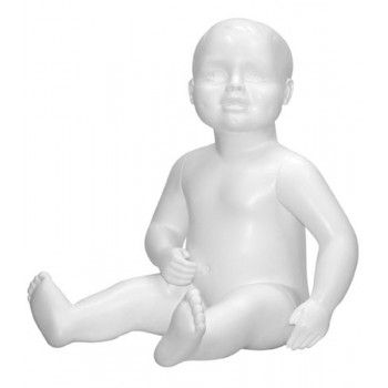 Mannequin stylisé bébé, mannequin enfant assis