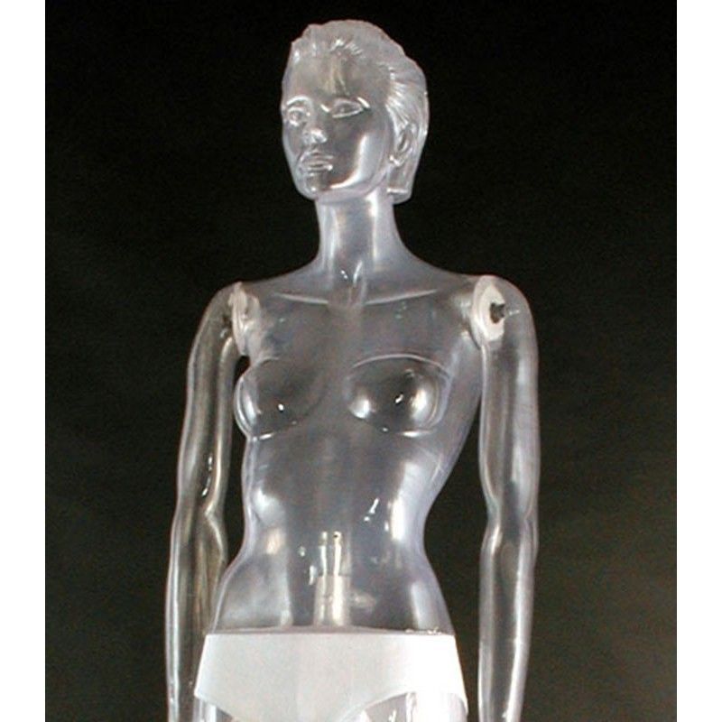 Mannequin transparent 213nt - Mannequin femme stylisé Mannequin transparent 213nt
