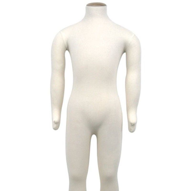 Child flexible mannequin with head