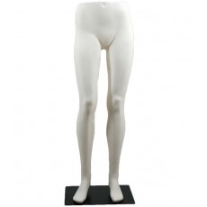 Female mannequins legs in polyethylene with black base