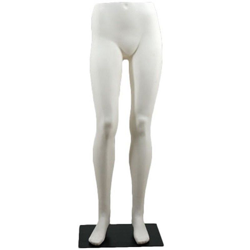 Jambes mannequins femme en polyéthylène avec base noire