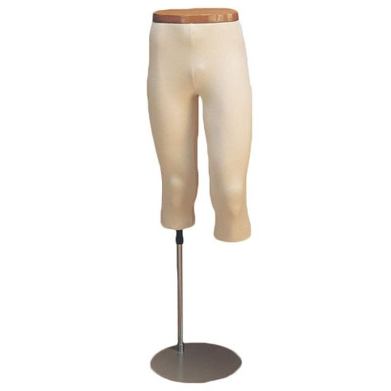 Pierna maniquí hombre 3/4 piernas jersey