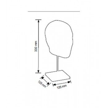 Male mannequin head 4010bqs