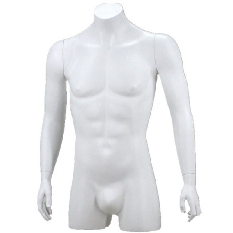 Busto manichino uomo bianco y460