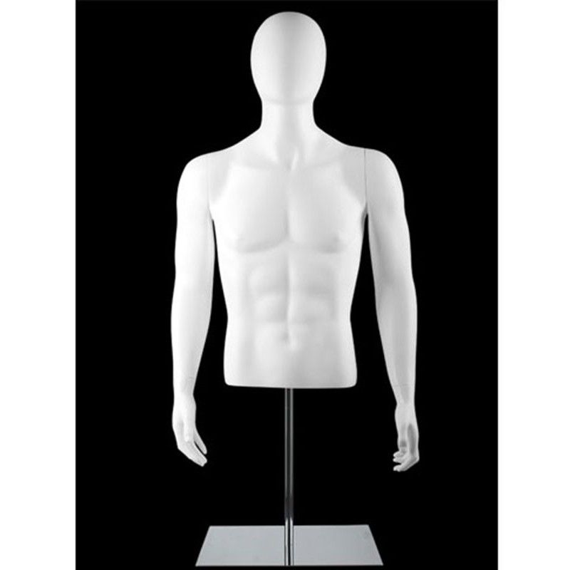 Tête de mannequin en plastique pour homme réaliste pour...