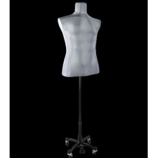 Busto hombre costura bc966-ms100 - gris