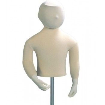 Busto de maniquí niño 2/3 ans