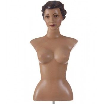 Vintage female mannequin: Retro female bust Pauline