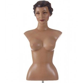 Manichino donna vintage: busto femminile retrò Pauline