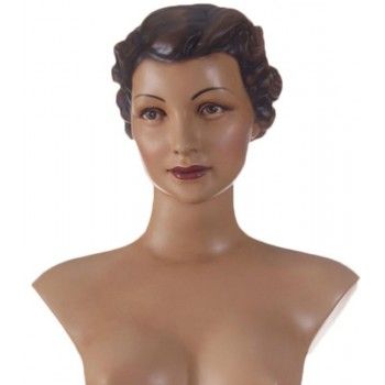 Manichino donna vintage: busto femminile retrò Pauline