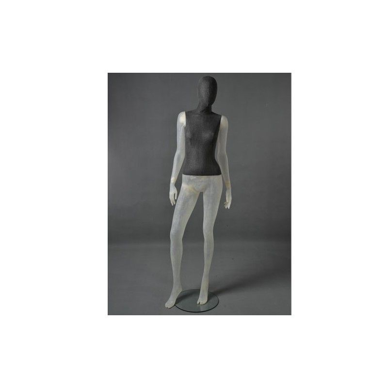 Mannequin vitrine femme cltd12 transparent - Mannequin femme abstrait Mannequin vitrine femme cltd12 transparent