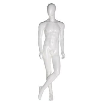 Mannequin homme abstrait Runway MA-55 jambes croisées