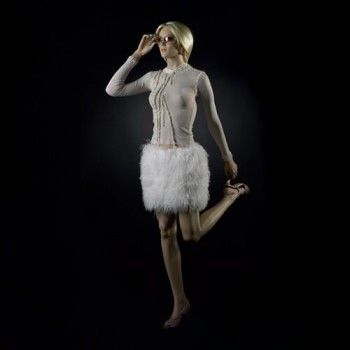 Réaliste mannequin femme ma-2b - Mannequin femme réaliste Runway maquillé perruche peinture couleur chair peau