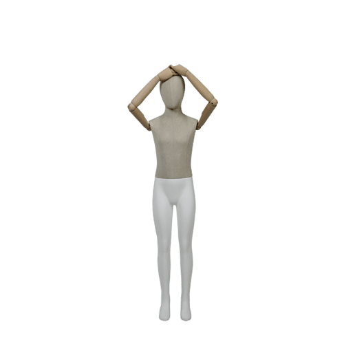 Mannequin enfant Y510 10-12 ans bras bois articulés