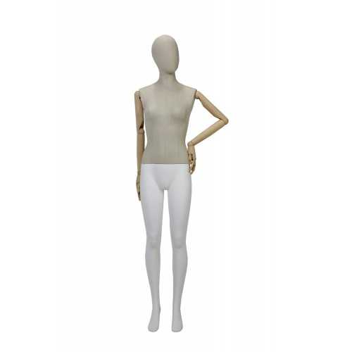 Female mannequin Montaigne wooden articulated arms