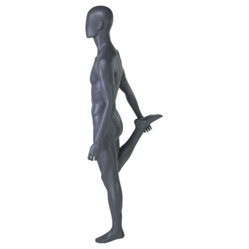 Mannequin homme sport étirement quadriceps SPM-12