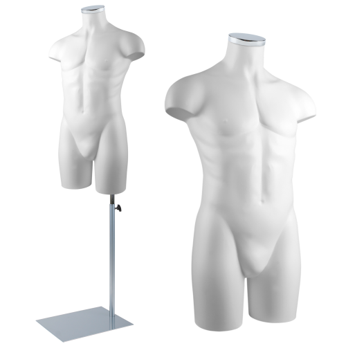 Buste homme mannequin Base + Torso + Manche