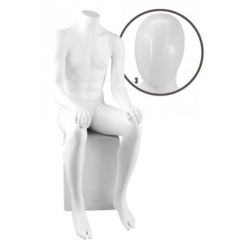 Male Mannequin Head and Shoulders