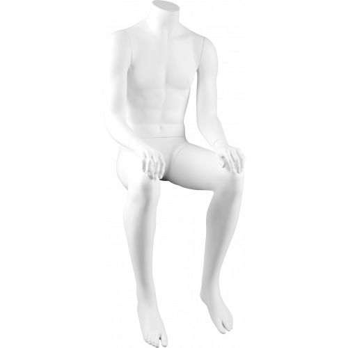 Seated mannequin man y840-03