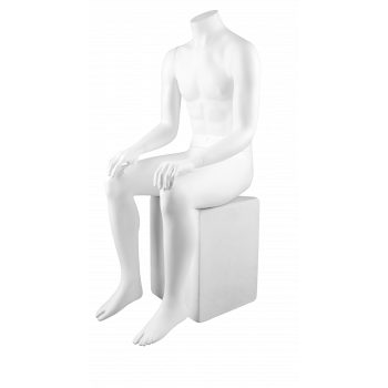 Seated mannequin man y840-03