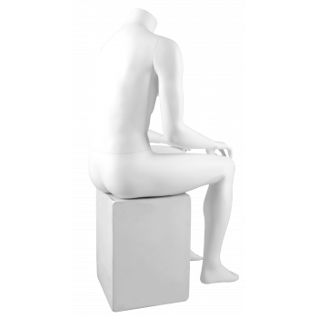 Seated mannequin man y840-03