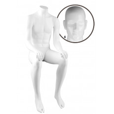 Mannequin homme assis stylisé Y840/4