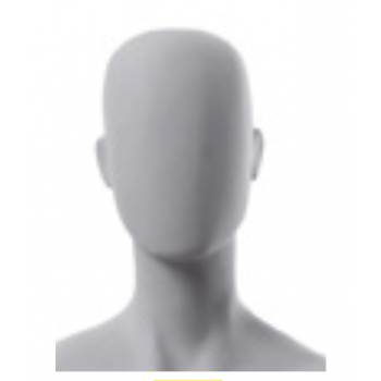 Abstract head male mannequin with ears THM1A-EGM1