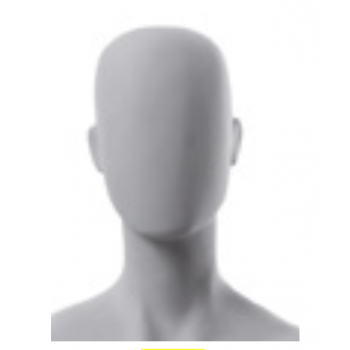Mannequin homme tête abstraite avec oreillles THM1A-EGM1
