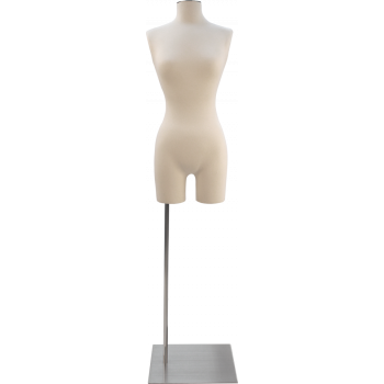 Buste femme jersey beige SMALL sans tete sans épaule BV284-01