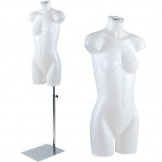 Busto donna S o M busto plastica IMPACT base tappo kit completo