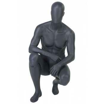 Male mannequin SPORT M7-01ABM crouching