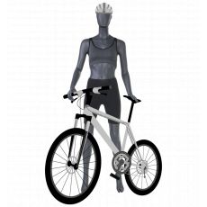 Mannequin SPORT femme debout vélo ADF-ABY
