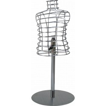 Mannequin child bust cage 6 month old