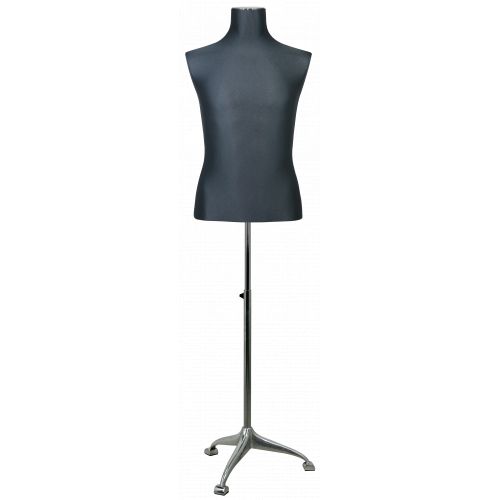 Busto manichino sartoriale uomo jersey grigio scuro