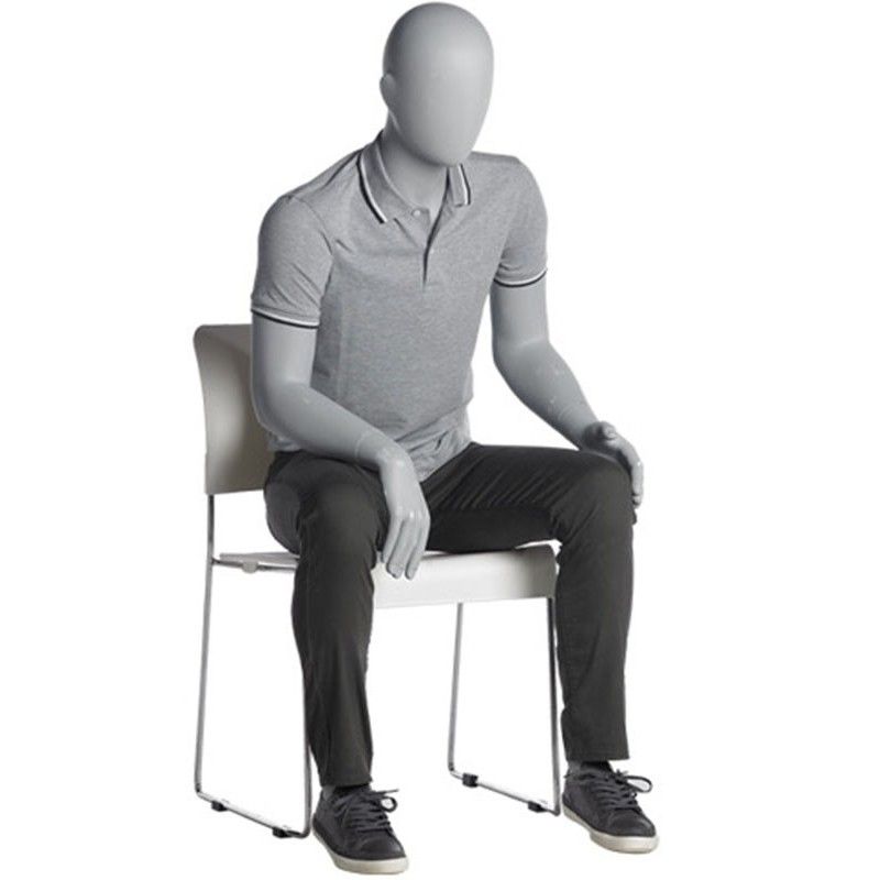 Seated male mannequins ma56