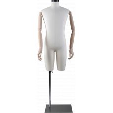 Maniquí busto costura hombre con cabeza talla 48