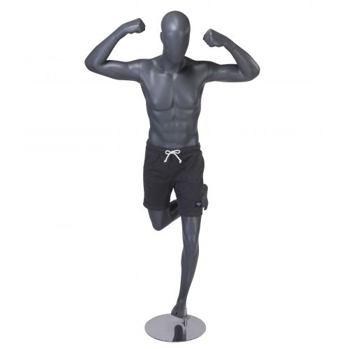 Mannequin homme course SPORT gris MNHJ-01 victoire