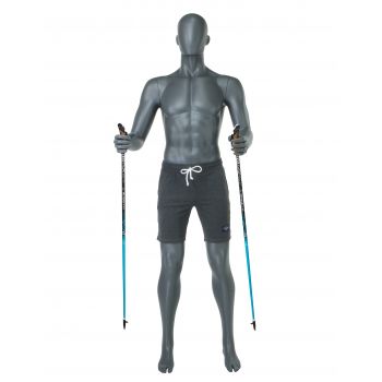 Herren Sportfigur SPM-13SK Ski- oder Wanderstock