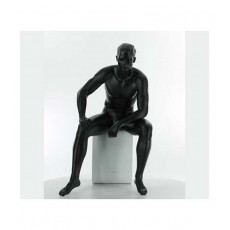 Seated male window mannequin ma-9-03